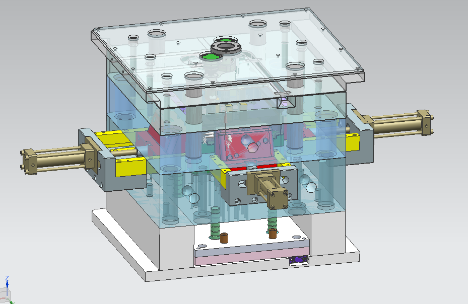 日系打印机主体复杂模具设计